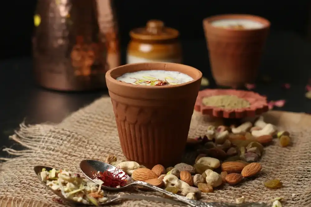 Homemade Authentic Banarasi Thandai